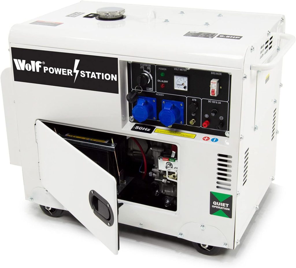 Wolf 5500w Diesel Generator: Reliable Power Solution with Convenient Features
