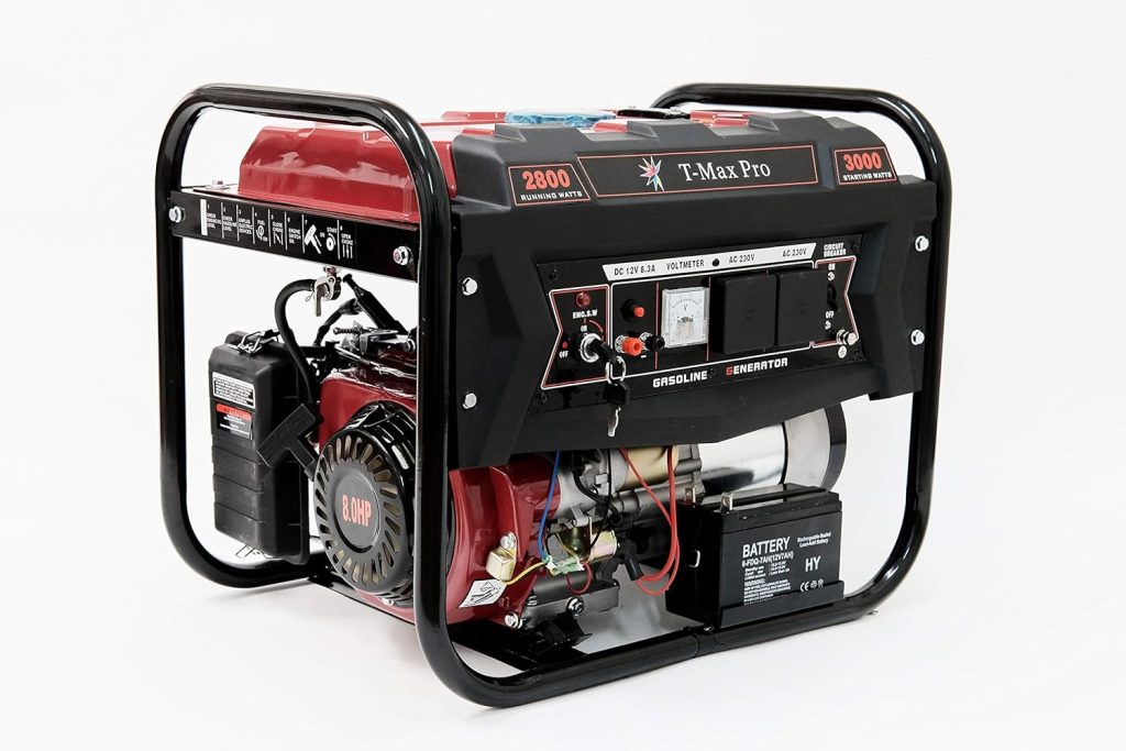“T-MAX Portable Petrol Generator – Reliable and Versatile Power Solution”