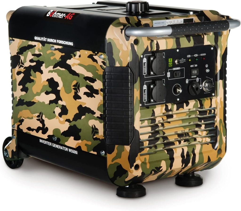 “Bohmer-AG W5500i Petrol Inverter Generator: Compact and Reliable Power Solution”