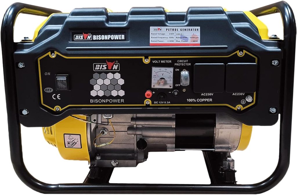 Bison Petrol Generator 2800w – Your Reliable Camping Electricity Solution
