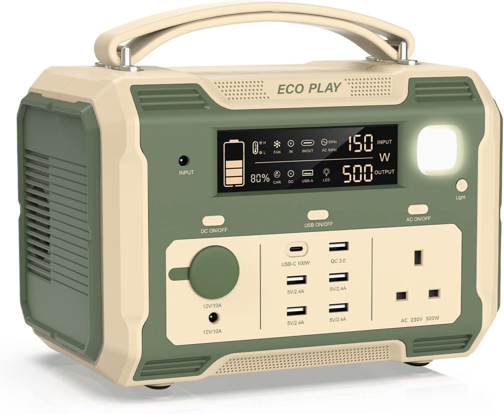 Portable Power Station 500W – Your Reliable Solution for Camping and Emergencies