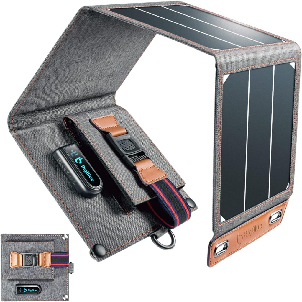 BigBlue 14W SunPower Portable Solar Charger for Outdoor Adventures