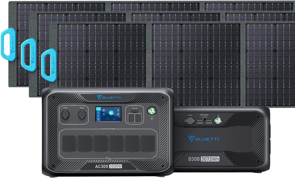 BLUETTI AC300 B300 Solar Generator for Reliable Backup Power