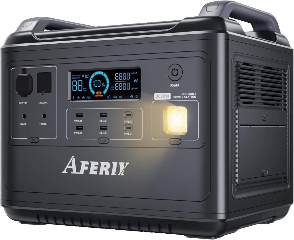 AFERIY 2000W Solar Power Station: Reliable and Versatile Solution